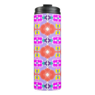 Sonnenblüten-Kaleidoskop-Wurfkissen Thermosbecher