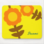 Sonnenblüten-Mauspad Mousepad (Vorne)