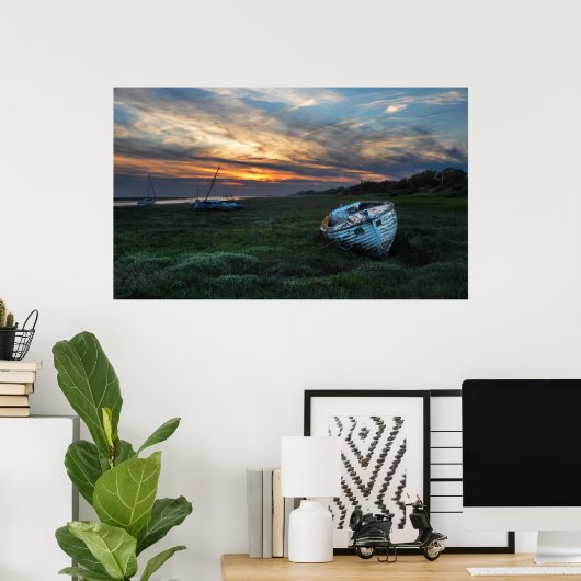 Sonnenboot Poster (Heimbüro)