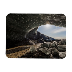 Sonnenbrand am Eingang der Eishöhle Magnet