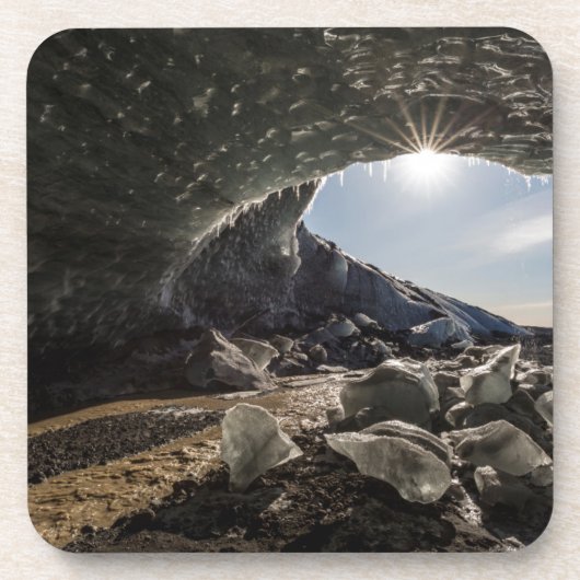 Sonnenbrand am Eingang der Eishöhle Untersetzer (Vorderseite)
