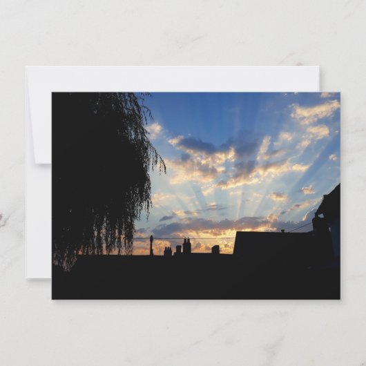 Sonnenbrand bei Sonnenuntergang (Vorderseite)