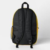 Sonnenbrand Gelber Rucksack (Rückseite)