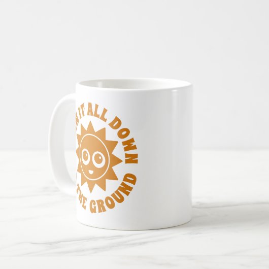 Sonnenbrand Kaffeetasse (Vorderseite Links)