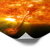 Sonnenbrand oder koronale Massensteigung Poster (Ecke)