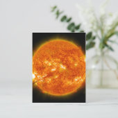 Sonnenbrand oder koronale Massensteigung Postkarte (Stehend Vorderseite)