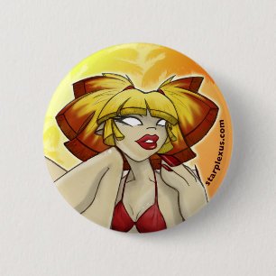 Sonnenbrandbabyknopf Button