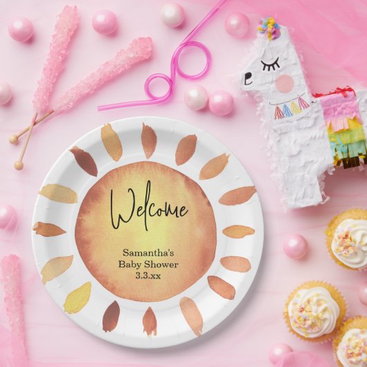 Sonnenbrause Pappteller (Party)