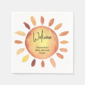 Sonnenbrause Serviette (Vorderseite)