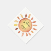 Sonnenbrause Serviette (Ecke)