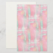 Sonnenbrille abstrakt gestrichen Aquarell Briefpapier (Vorne/Hinten)