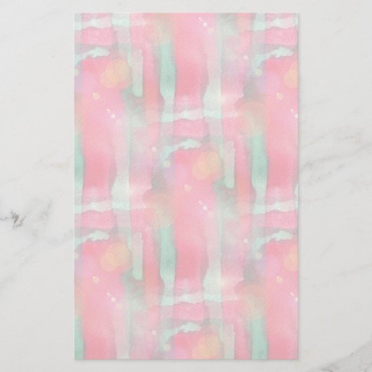 Sonnenbrille abstrakt gestrichen Aquarell Briefpapier (Vorderseite)