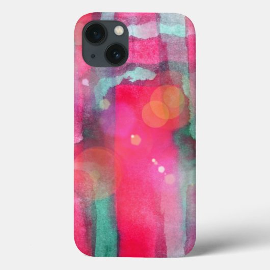 Sonnenbrille abstrakt gestrichen Aquarell Case-Mate iPhone Hülle (Rückseite)