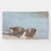 Sonnenbrille am Strand Banner (Horizontal)