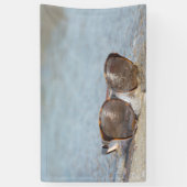 Sonnenbrille am Strand Banner (Vertikal)