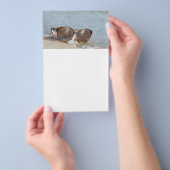 Sonnenbrille am Strand Flyer (Handgriff)