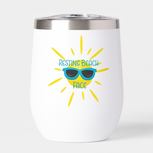 Sonnenbrille am Strand Personalisiert (Vorderseite)