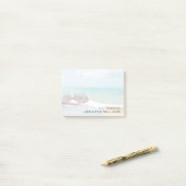 Sonnenbrille am Strand Post-it Klebezettel (Auf Schreibtisch)
