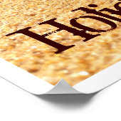 Sonnenbrille auf dem Strandposter Poster (Ecke)