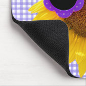 Sonnenbrille auf der Sonnenblumenmousepad Mousepad (Ecke)