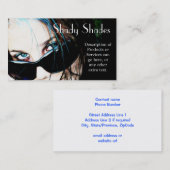 Sonnenbrille auf Jugendlichen Visitenkarte (Vorne/Hinten)