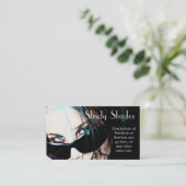 Sonnenbrille auf Jugendlichen Visitenkarte (Stehend Vorderseite)