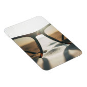 Sonnenbrille auf Sand Magnet (Rechte Seite)
