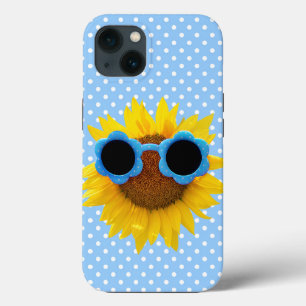 Sonnenbrille auf Sonnenblumen Case-Mate iPhone Hülle