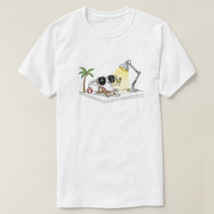Sonnenbrille auf Urlaub Cartoon Sommer T-Shirt