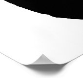 Sonnenbrille aus Vollbart Poster (Ecke)