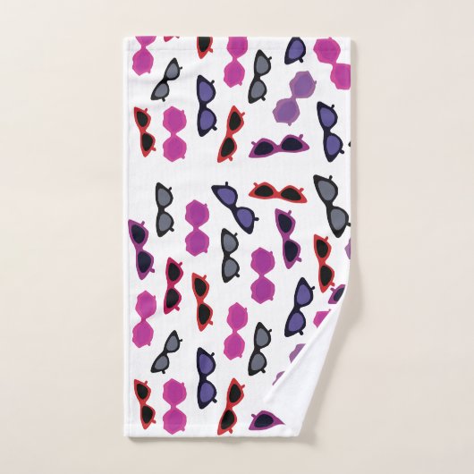 Sonnenbrille Badhandtuch Set (Handtuch)