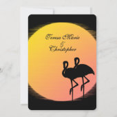 Sonnenbrille beim Hochfahren von Abenden Einladung (Rückseite)