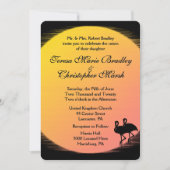 Sonnenbrille beim Hochfahren von Abenden Einladung (Vorderseite)