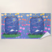 Sonnenbrille Berg Außenstrand Badetuch (Vorderseite)