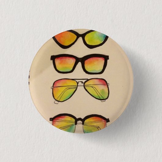 Sonnenbrille Button (Vorderseite)