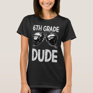Sonnenbrille der 6. Klasse zurück zur Schule für J T-Shirt