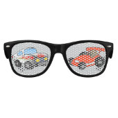 Sonnenbrille des Rennwagens (Vorderseite)