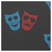 Sonnenbrille-Drama-Masken Stoff (Nahaufnahme)