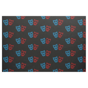 Sonnenbrille-Drama-Masken Stoff
