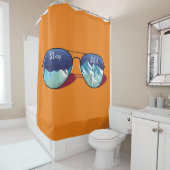 Sonnenbrille Duschvorhang (Beispiel)