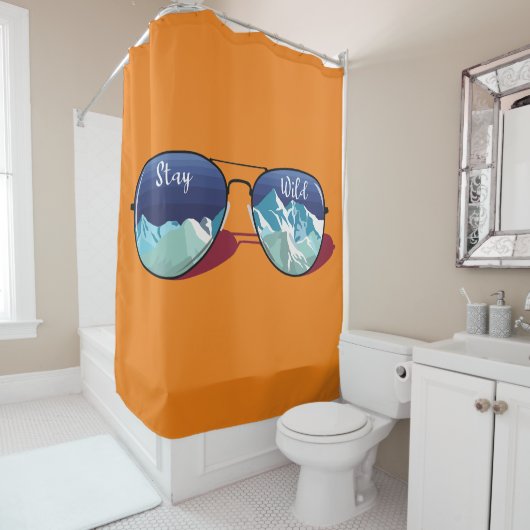 Sonnenbrille Duschvorhang (Beispiel)