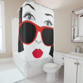 Sonnenbrille Duschvorhang (Beispiel)