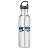 Sonnenbrille Edelstahlflasche (Vorderseite)