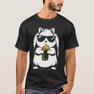 Sonnenbrille Eichhörnchen trinken Bier Eichhörnche T-Shirt
