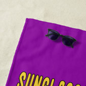 Sonnenbrille Emoji Mishap Strandtuch (Beispiel)