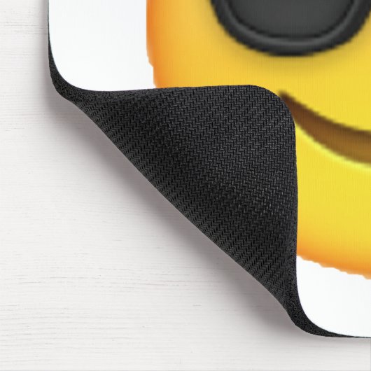 Sonnenbrille - Emoji Mousepad (Ecke)