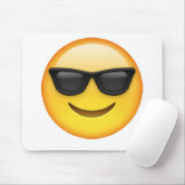 Sonnenbrille - Emoji Mousepad (Mit Mouse)
