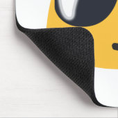 Sonnenbrille Emoji Mousepad (Ecke)
