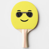 Sonnenbrille Emoji Tischtennis Schläger (Vorderseite)