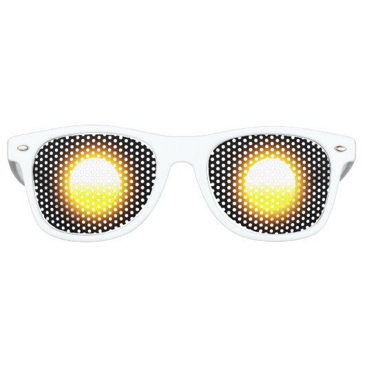 Sonnenbrille Erwachsene Party Schatten, weiß (Vorderseite)